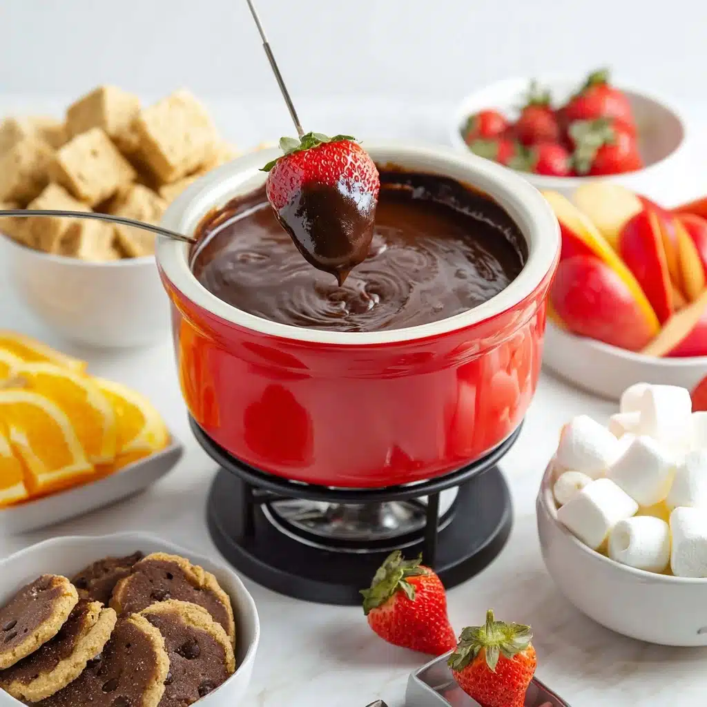 Truffle Chocolate Fondue | Decadent Dessert Experience Recipe 5 Truffle Chocolate Fondue | Decadent Dessert Experience Recipe - Recipe Image