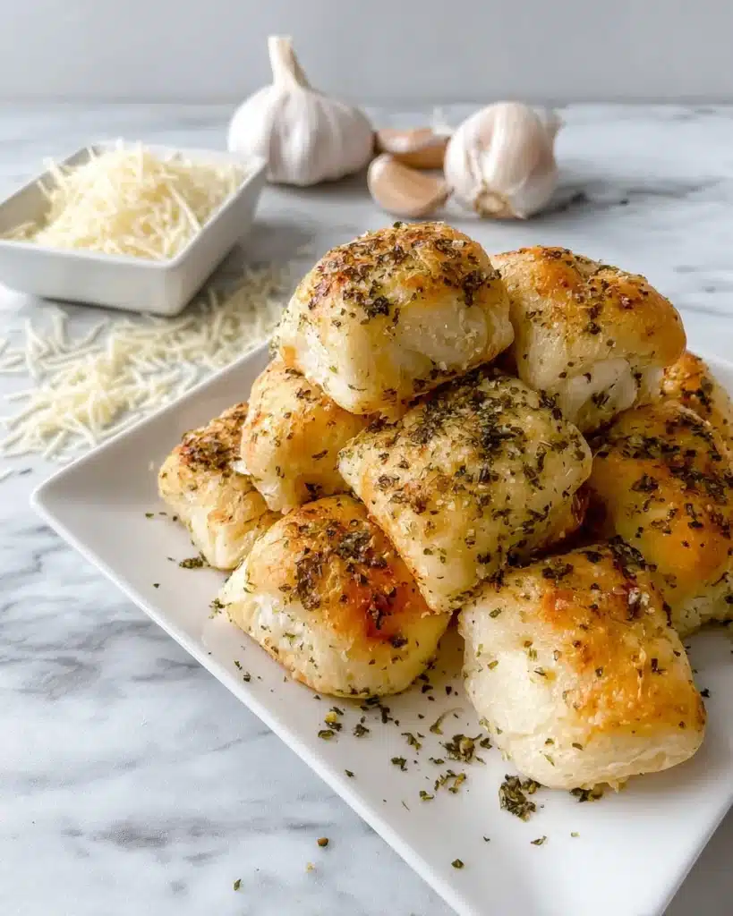 Cheesy Garlic Biscuit Balls Recipe