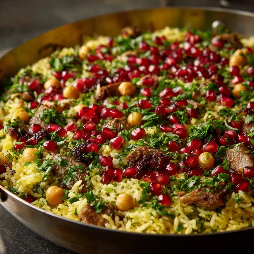 Middle Eastern lamb pilaf Recipe - Recipe Image
