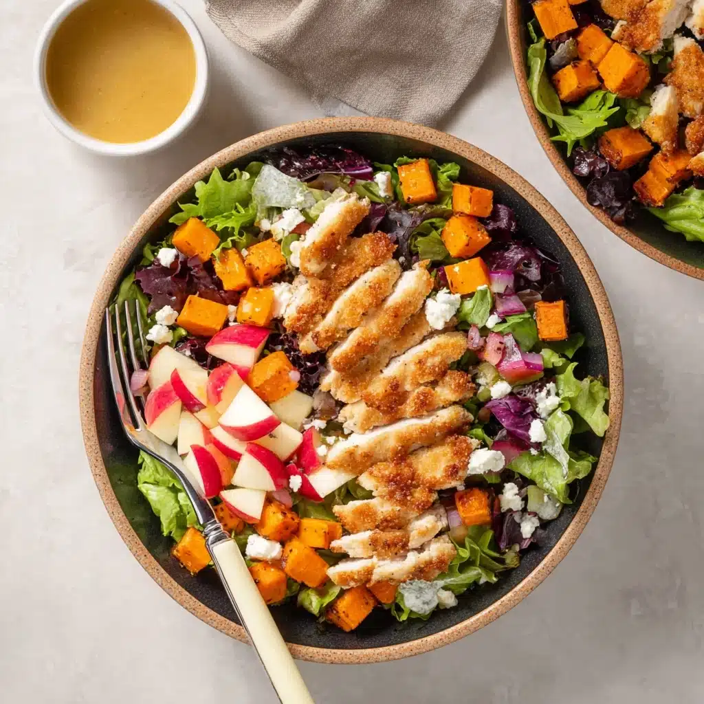 Fall Harvest Salad w/ Pecan Crusted Chicken Recipe - Recipe Image