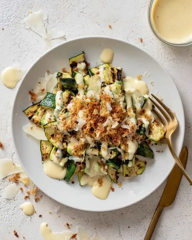 Grilled Zucchini Caesar Recipe