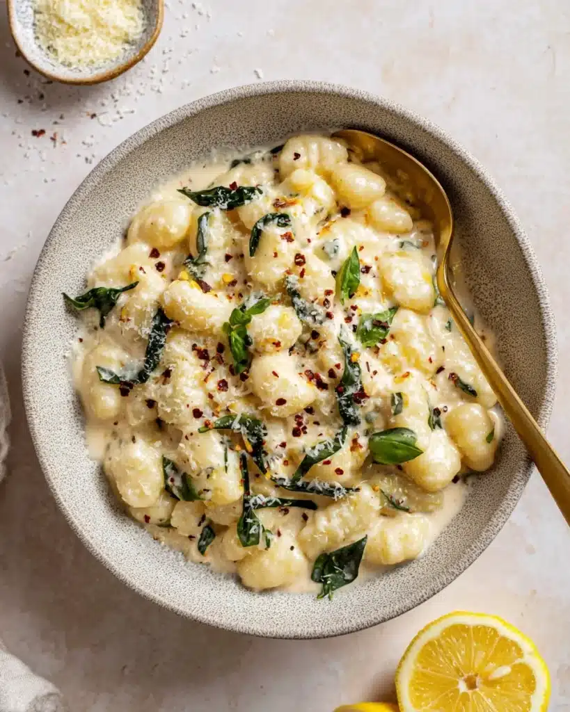 Creamy Lemon Gnocchi Recipe