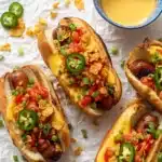 Tortilla Crunch & Queso Hot Dogs Recipe 6 Tortilla Crunch & Queso Hot Dogs Recipe