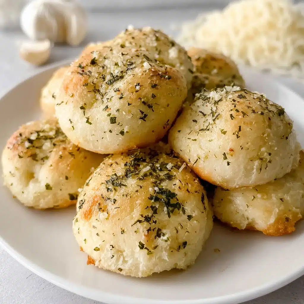 Cheesy Garlic Biscuit Balls Recipe - Recipe Image