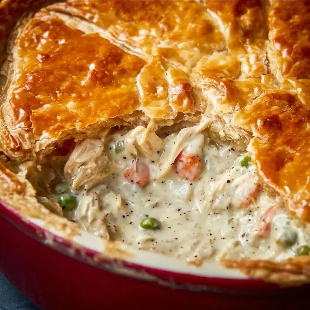 Creamy chicken pie recipe - Recipe Image