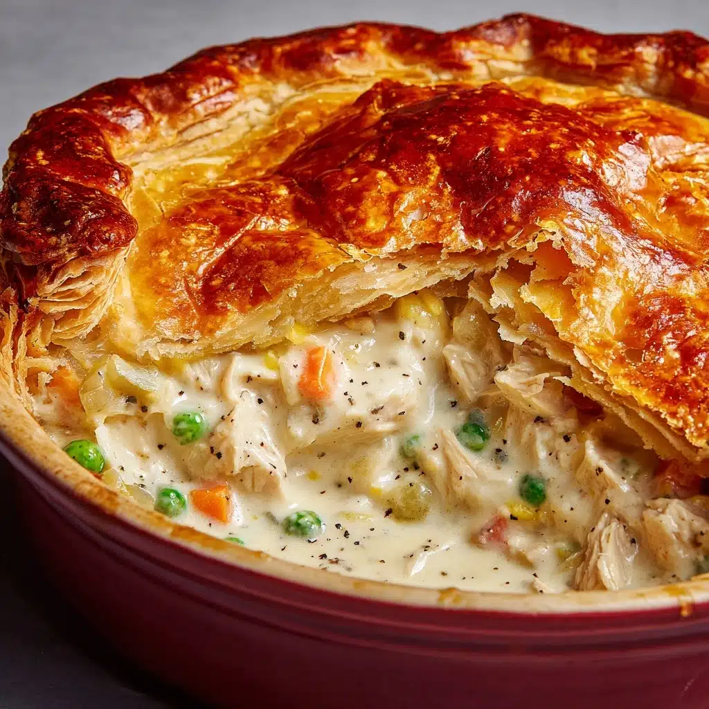 Creamy chicken pie recipe - Recipe Image