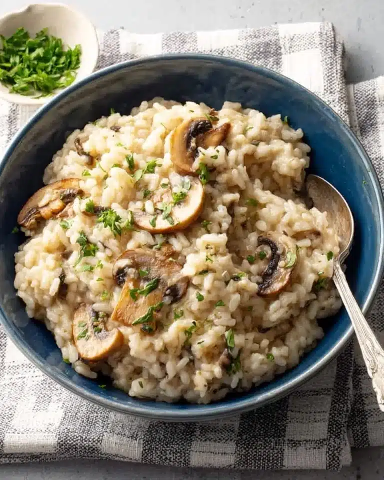 Pressure-Cooker Risotto with Chicken and Mushrooms Recipe