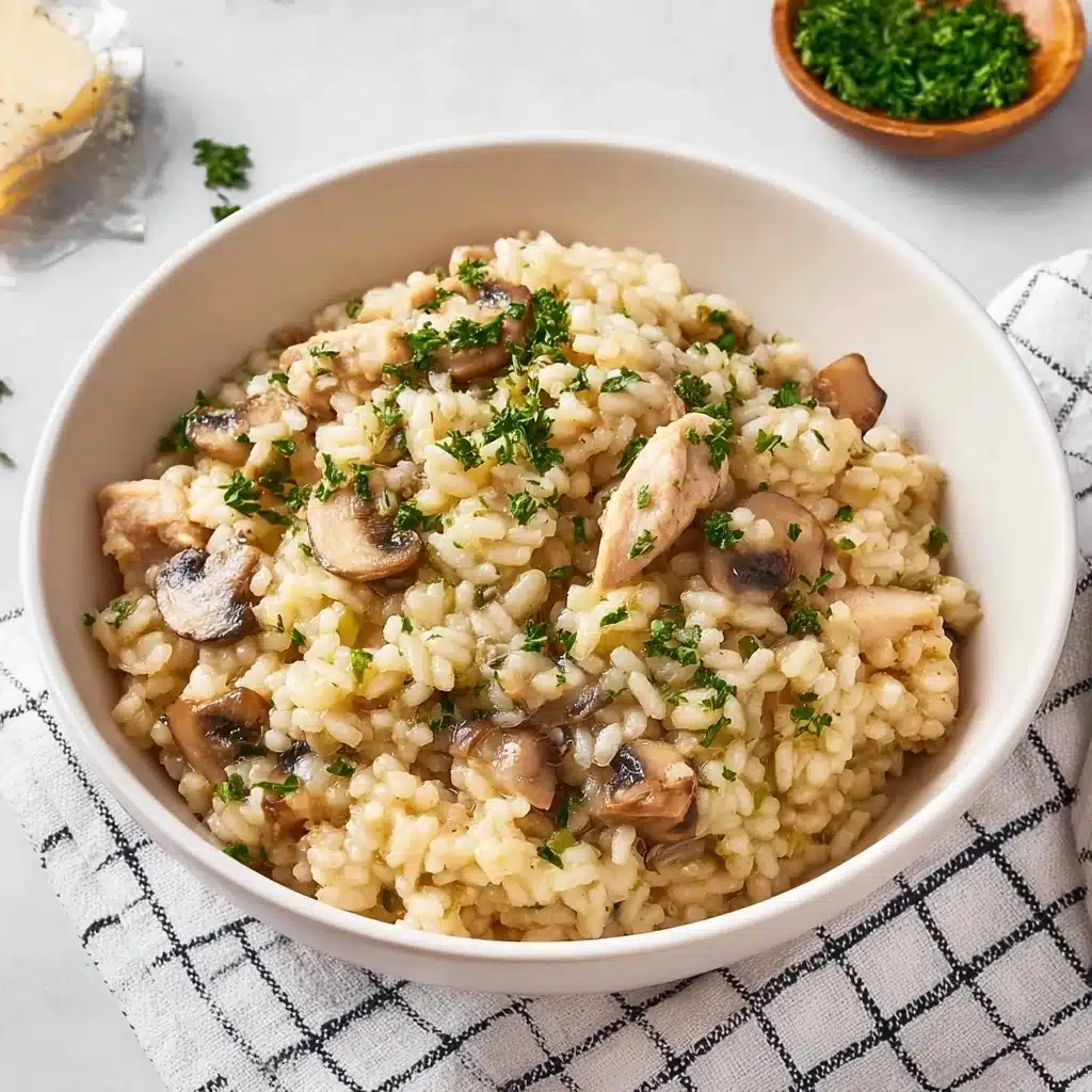 Pressure-Cooker Risotto with Chicken and Mushrooms Recipe 5 Pressure-Cooker Risotto with Chicken and Mushrooms Recipe - Recipe Image