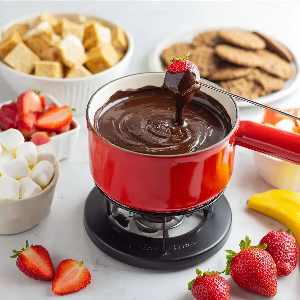 Truffle Chocolate Fondue | Decadent Dessert Experience Recipe 4 Truffle Chocolate Fondue | Decadent Dessert Experience Recipe - Recipe Image