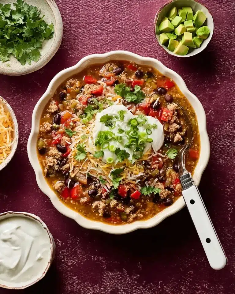 Southwest Turkey & Quinoa Soup Recipe