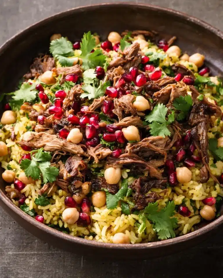 Middle Eastern lamb pilaf Recipe