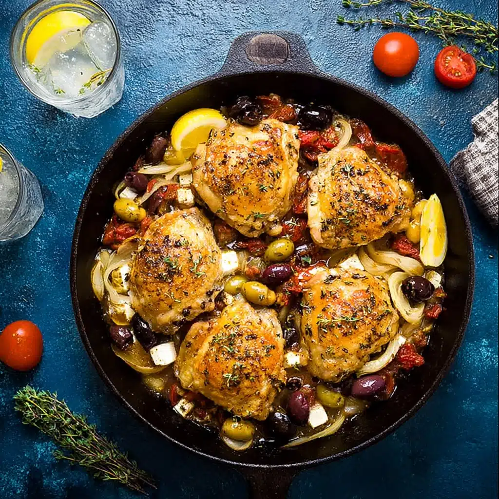 Mediterranean Chicken Thighs Recipe - Recipe Image