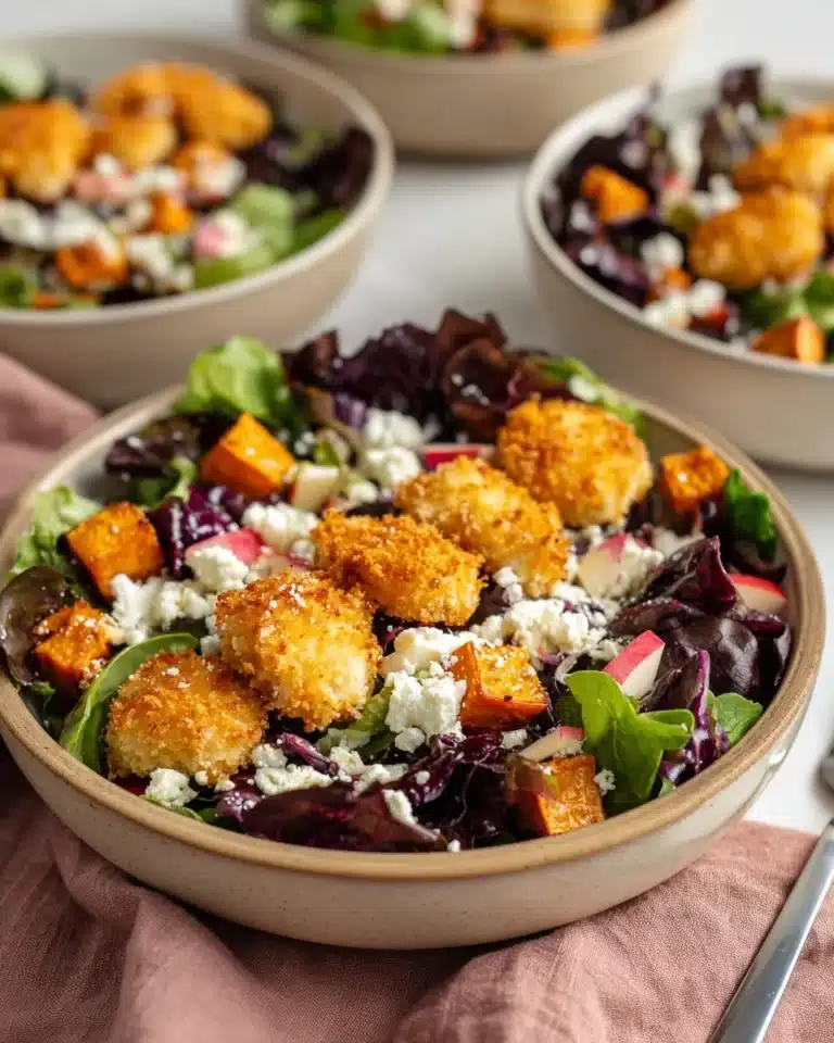Fall Harvest Salad w/ Pecan Crusted Chicken Recipe