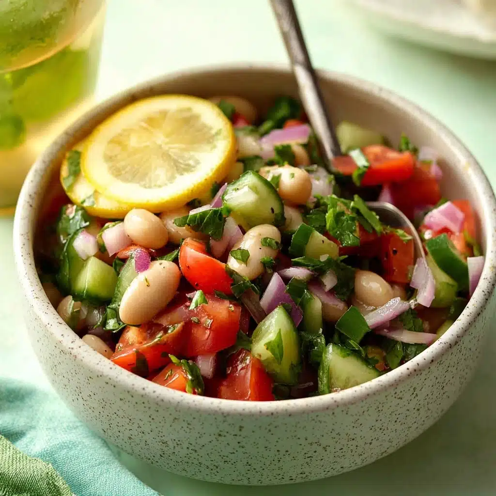 Tabbouleh White Bean Salad Recipe 4 Tabbouleh White Bean Salad Recipe - Recipe Image