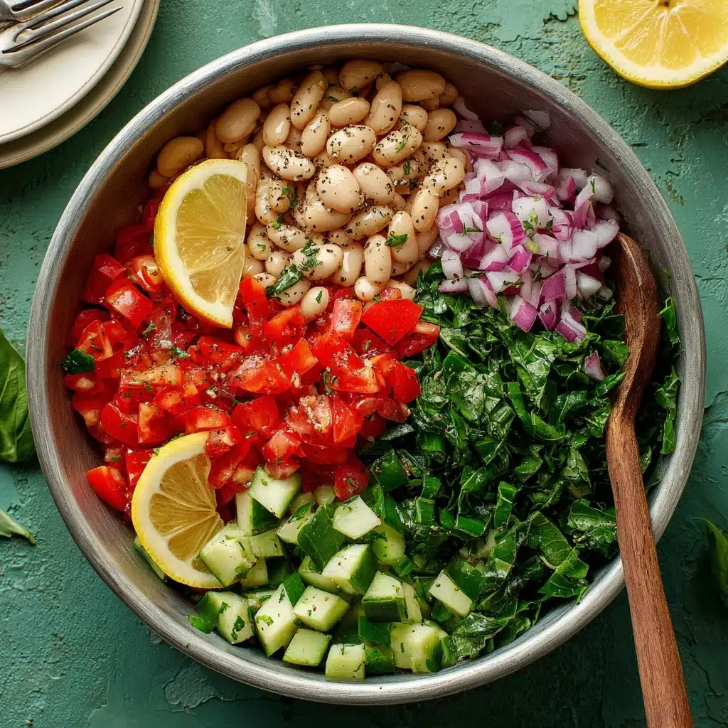 Tabbouleh White Bean Salad Recipe 5 Tabbouleh White Bean Salad Recipe - Recipe Image