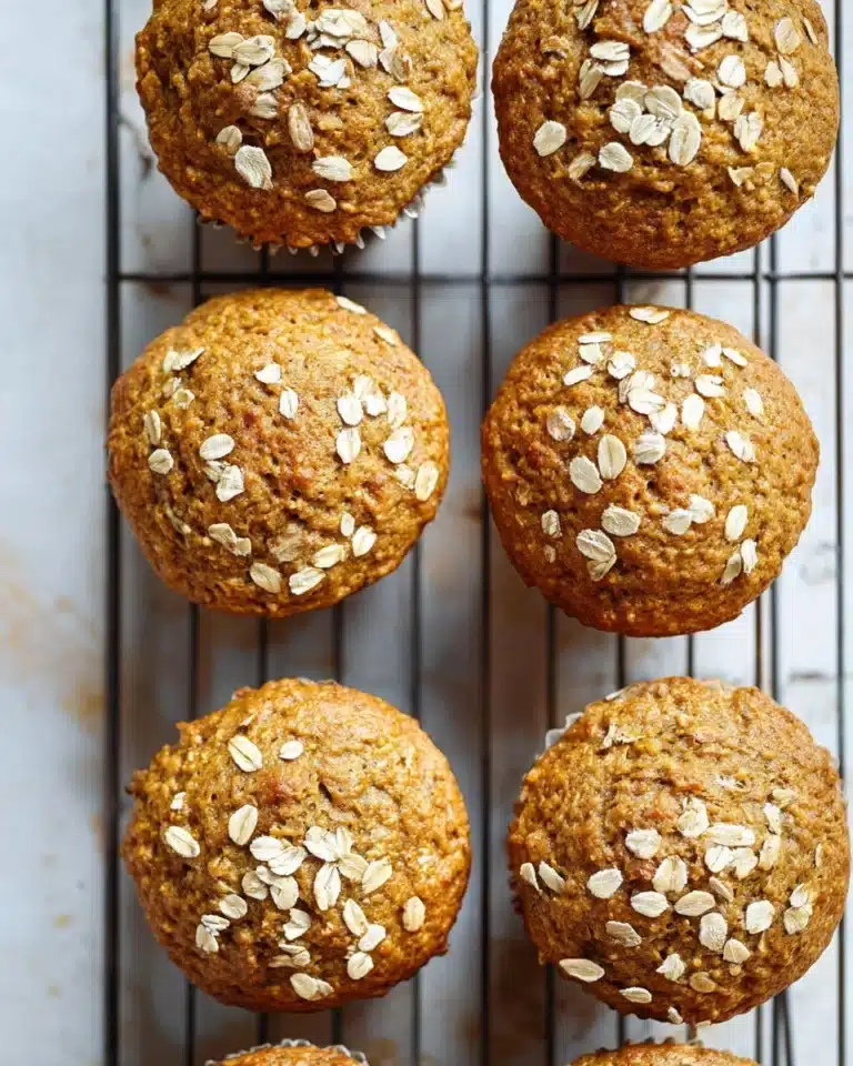 healthy banana oat muffins Recipe
