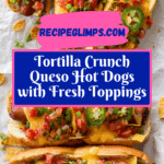 Tortilla Crunch & Queso Hot Dogs Recipe