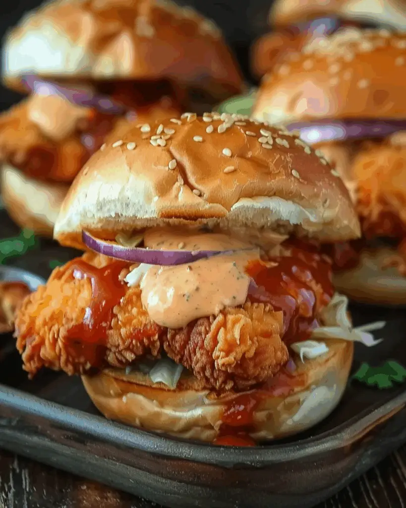 Bang Bang Chicken Sliders