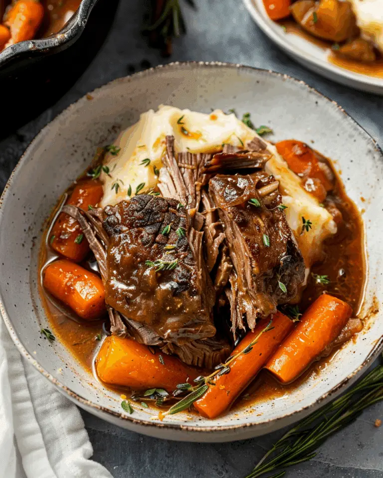 The Best Dutch Oven Pot Roast (Slow Cooker Option!)