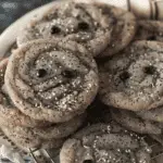 Soft Black Sesame Sugar Cookies