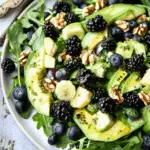 Blackberry, Avocado and Arugula Salad