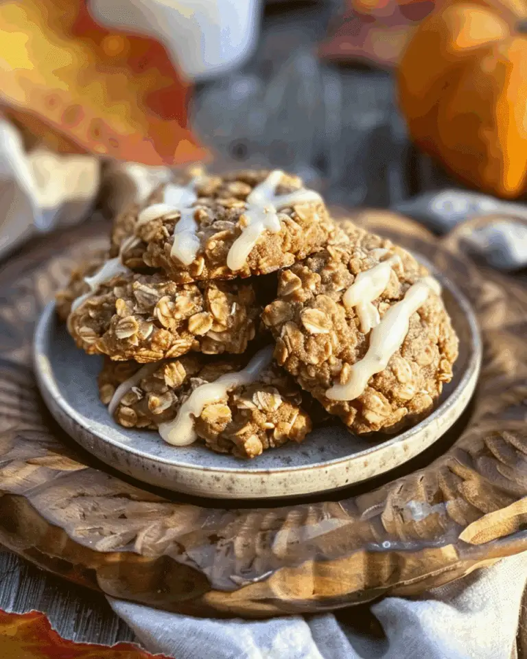 Browned Butter Pumpkin Oatmeal Cookies