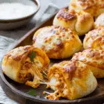 Buffalo Chicken Pizza Rolls