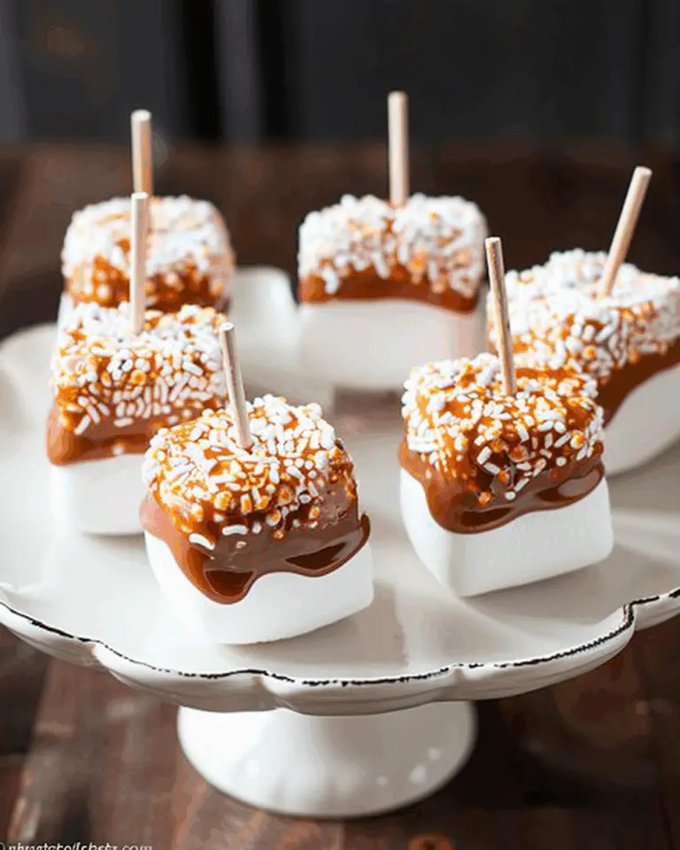 Caramel Dipped Marshmallows