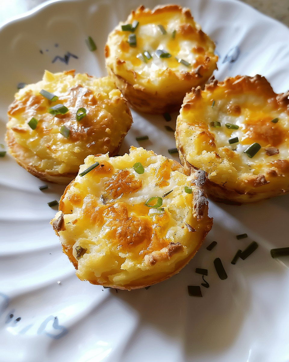 Cheesy Mashed Potato Puffs