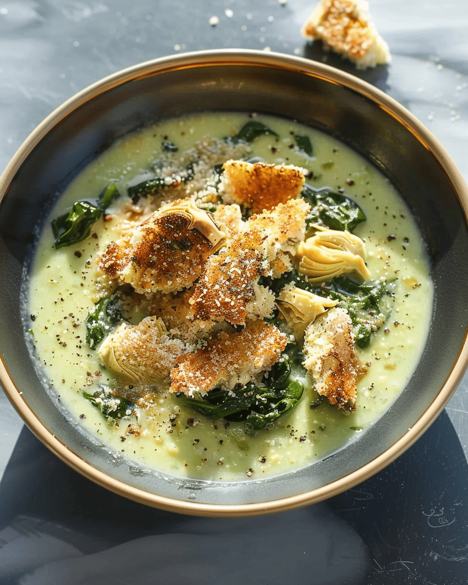Spinach Artichoke Soup