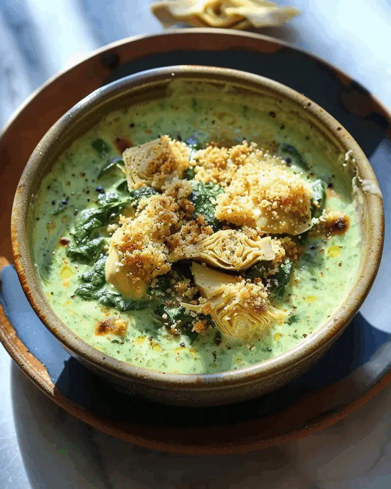 Spinach Artichoke Soup