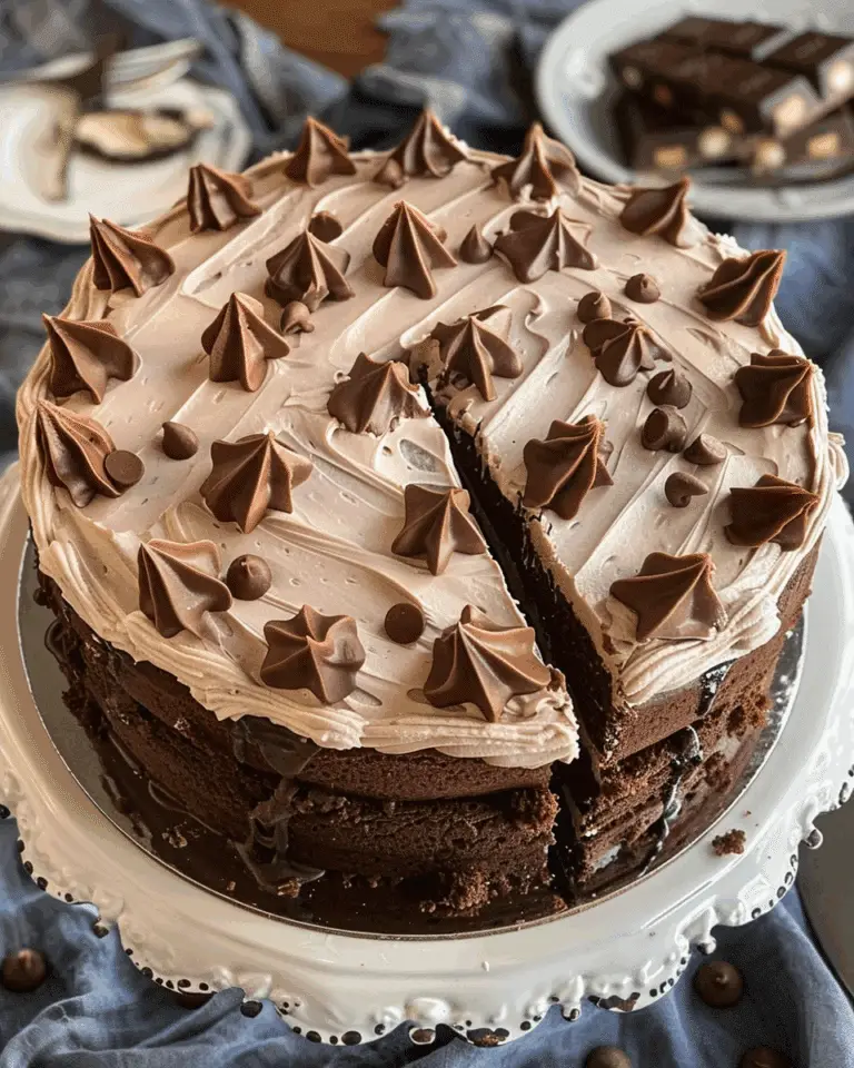 Chocolate Candy Bar Cake