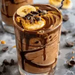 Chocolate Peanut Butter Banana Smoothie