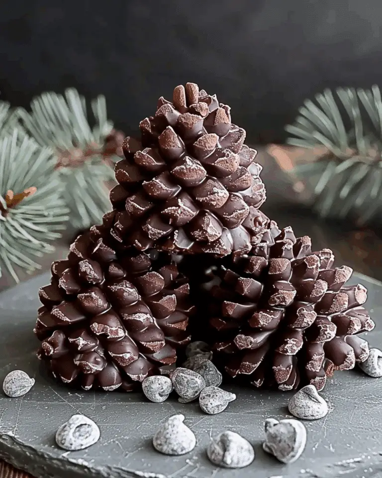 Delightfully Easy Chocolate Pine Cones Recipe for Holidays