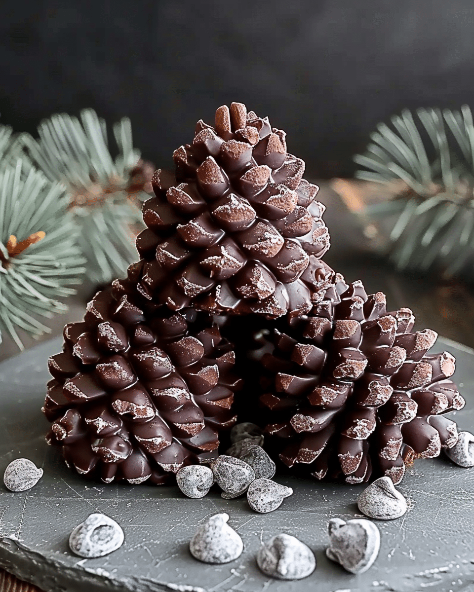 Delightfully Easy Chocolate Pine Cones Recipe for Holidays