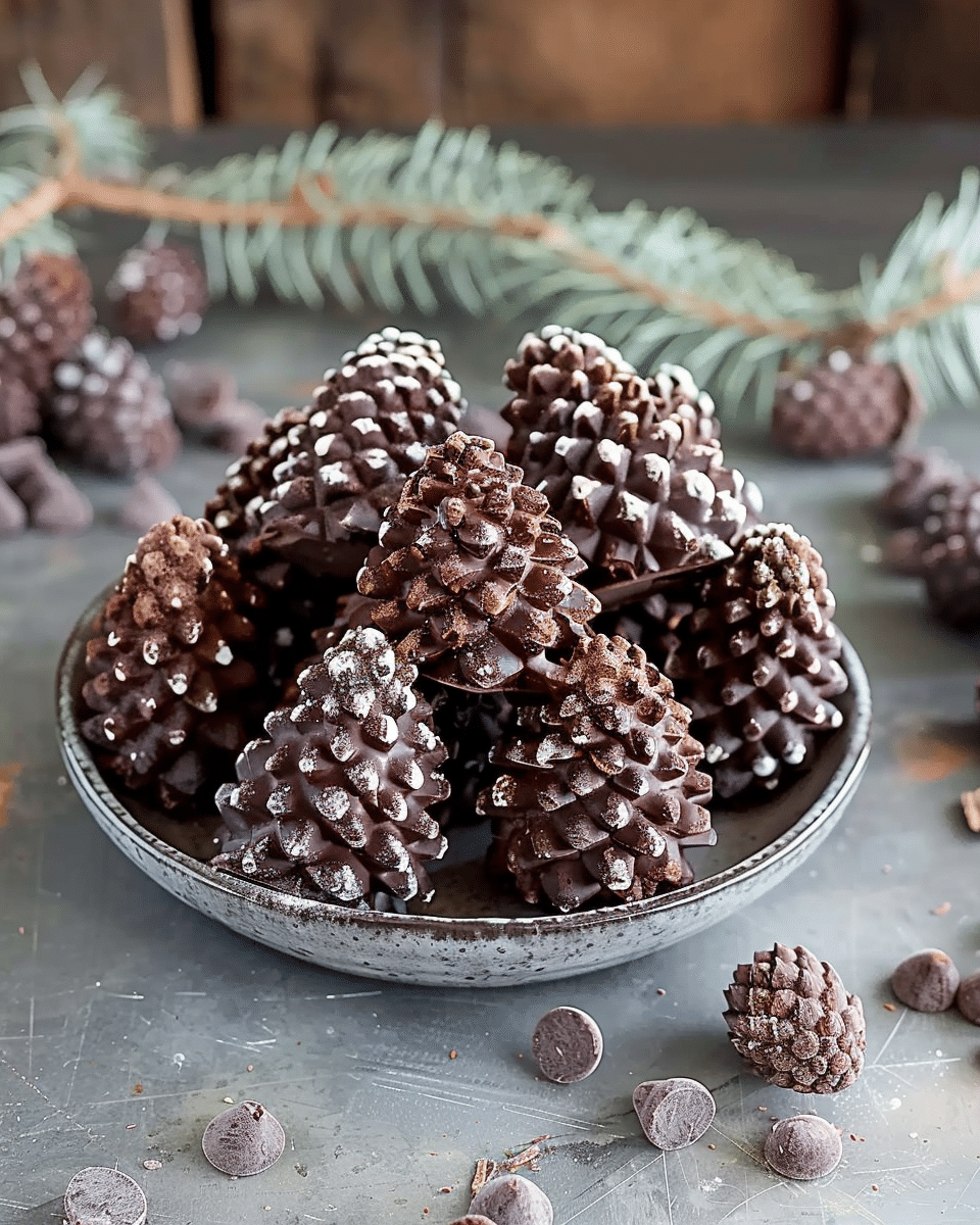 Delightfully Easy Chocolate Pine Cones Recipe for Holidays