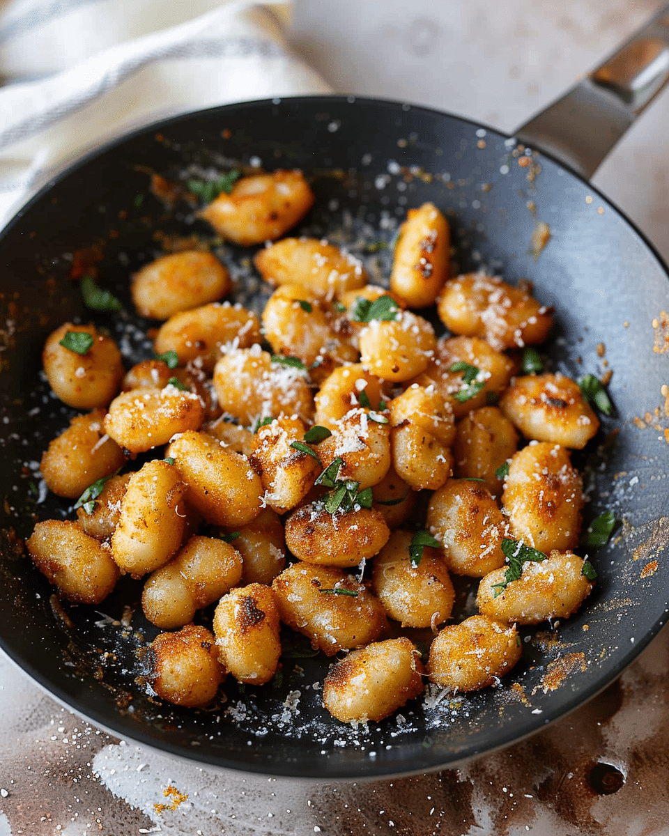 Crispy Pan Fried Gnocchi Recipe