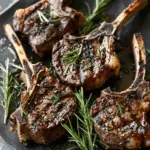 Garlic Rosemary Grilled Lamb Chops
