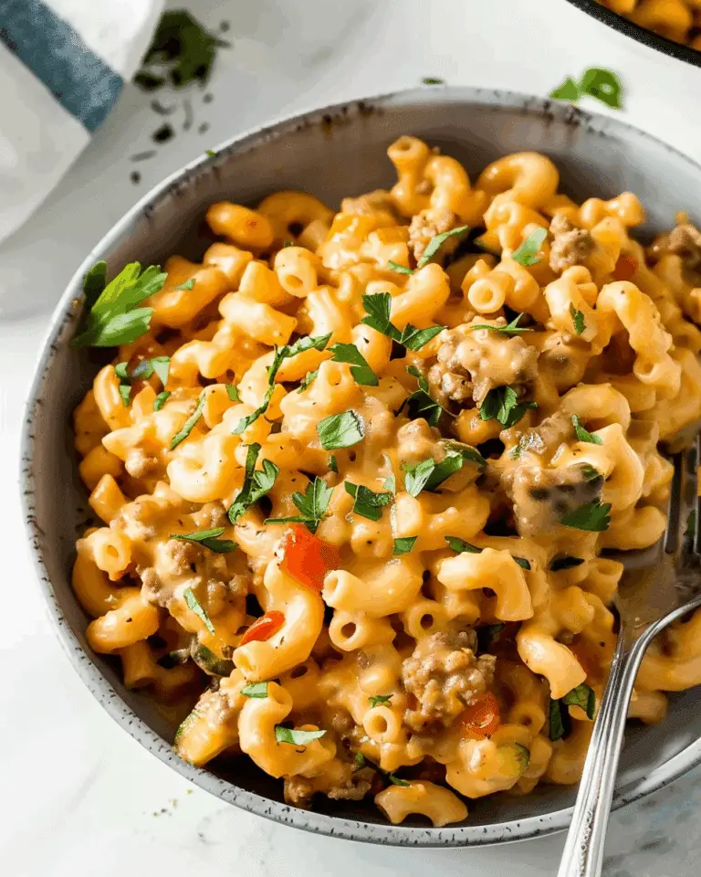 Veggie-Loaded Homemade Hamburger Helper