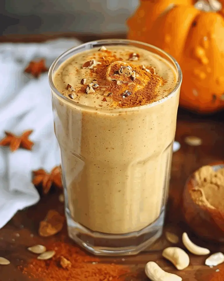 Healthy Pumpkin Smoothie (High Protein)