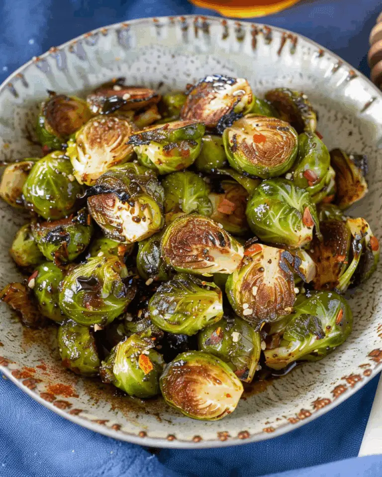 Honey Balsamic Brussels Sprouts