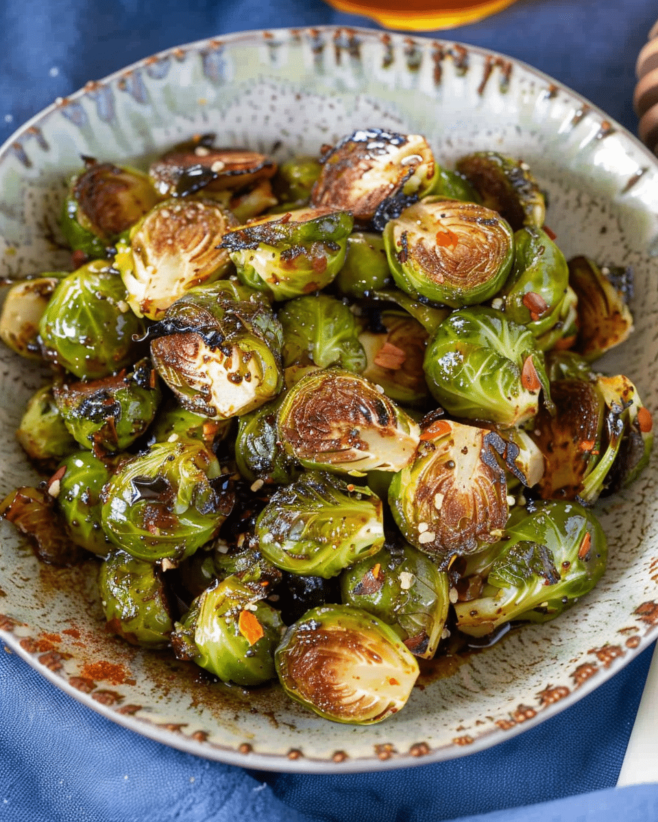 Honey Balsamic Brussels Sprouts