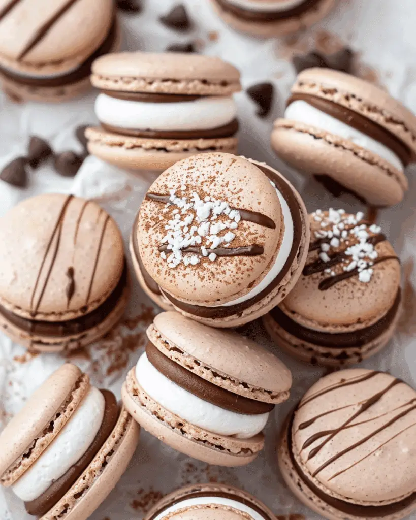 Hot Chocolate Macarons