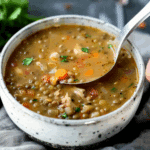 Instant Pot Chicken & Lentil Soup