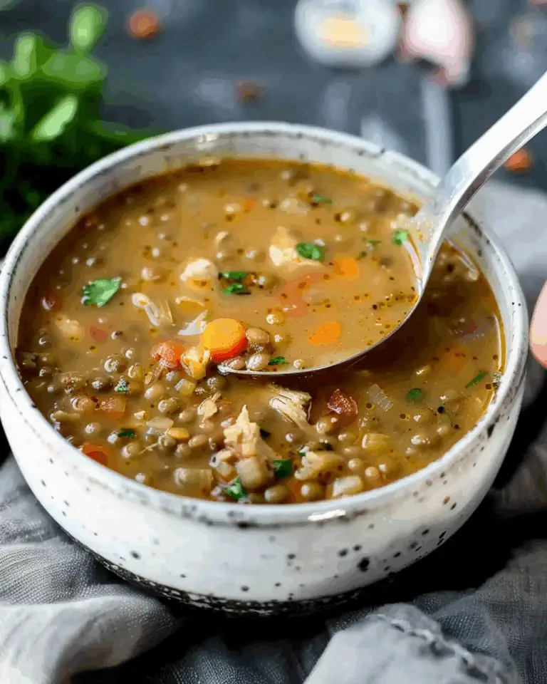 Instant Pot Chicken & Lentil Soup