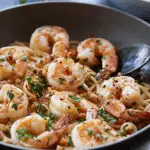 Lightened-Up Shrimp Scampi