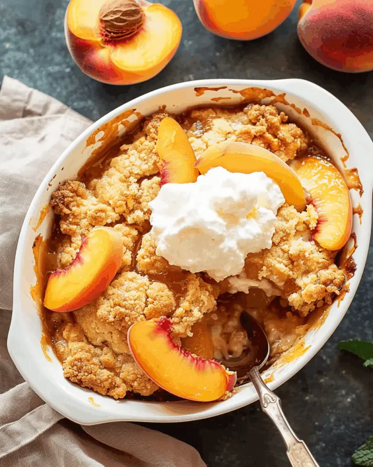 Perfect Peach Cobbler