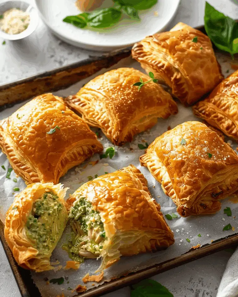 Pesto Chicken Pillows