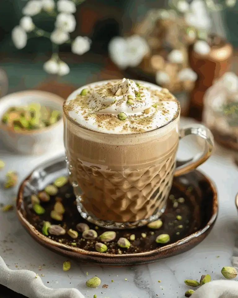 Pistachio Coffee (Pistachio Latte)