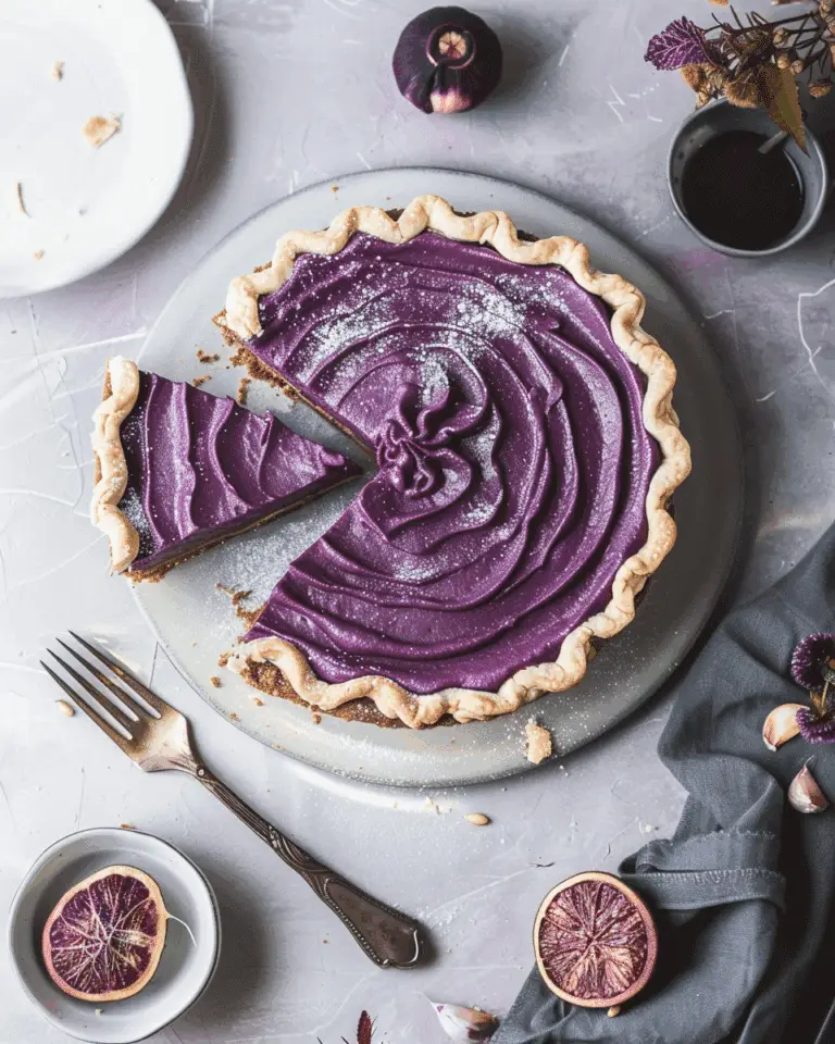 Purple Sweet Potato Pie